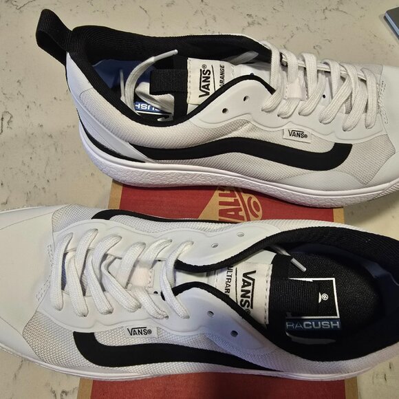 VANS UltraRange Exo Mens US Size 10 White Black VN0A4U1KWHT Shoes NEW - Picture 3 of 13
